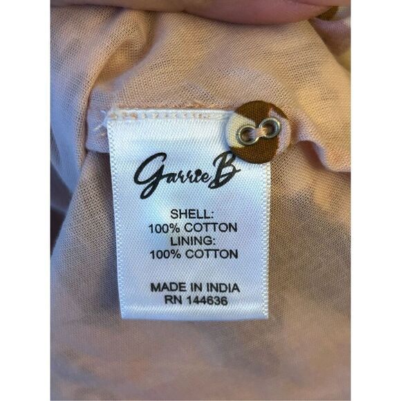 Garrie B Carly Wrap Dress Size S Botanical Flower Hawaii Vacation - Picture 10 of 11